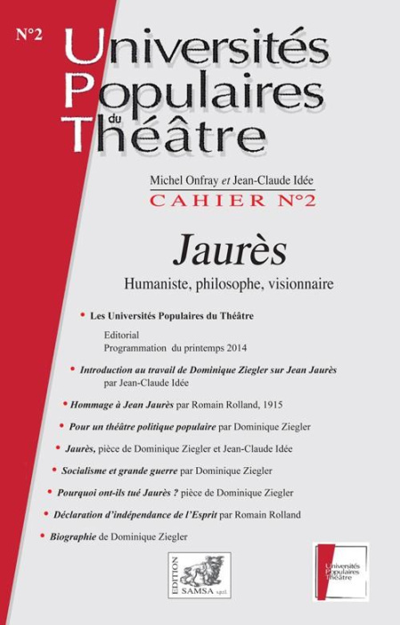 Emprunter Jaurès. Humaniste, philosophe, visionnaire livre