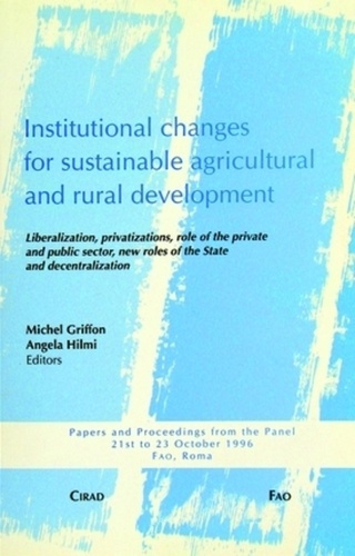 Emprunter INSTITUTIONNAL CHANGES FOR SUSTAINABLE AGRICULTURAL AND RURAL DEVELOPMENT livre