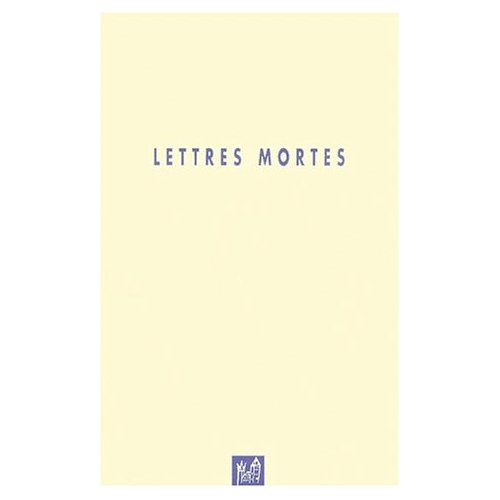 Emprunter Lettres mortes livre