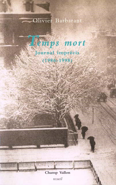 Emprunter TEMPS MORT. Journal imprécis (1968-1998) livre