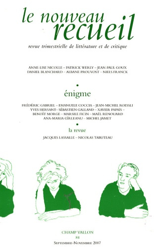 Emprunter N 84 ENIGME livre