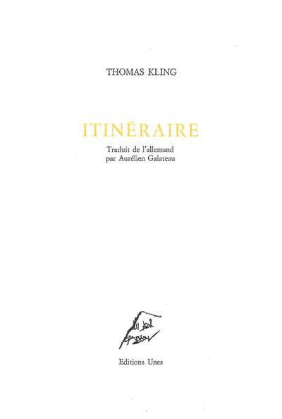 Emprunter Itinéraire livre