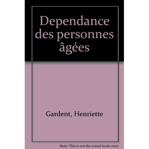 Emprunter DEPENDANCE DES PERSONNES AGEES livre
