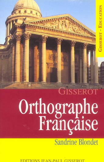 Emprunter Orthographe française livre
