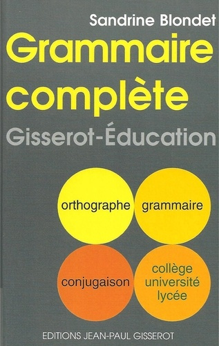 Emprunter Grammaire complète livre