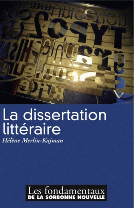 Emprunter La dissertation littéraire livre