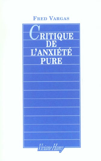 Emprunter Critique de l'anxiété pure livre