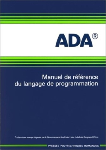 Emprunter ADA. Manuel de référence du langage de programmation livre