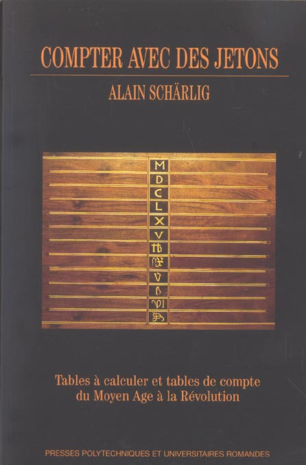 Emprunter Compter avec des jetons. Tables à calculer et tables de compte du Moyen Age à la Révolution livre