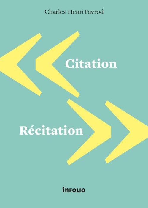 Emprunter Citation, récitation livre
