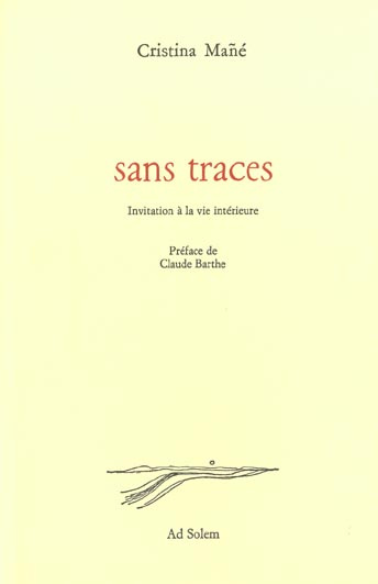 Emprunter Sans traces. Invitation à la vie intérieure livre