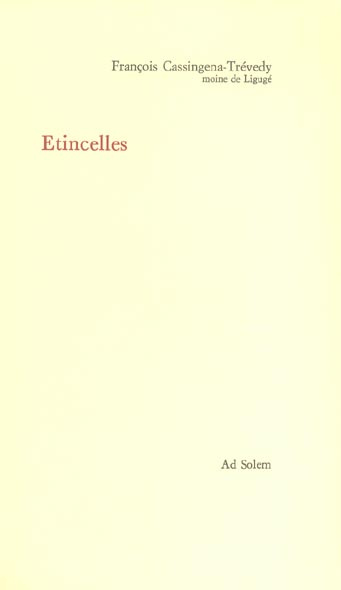 Emprunter Etincelles livre