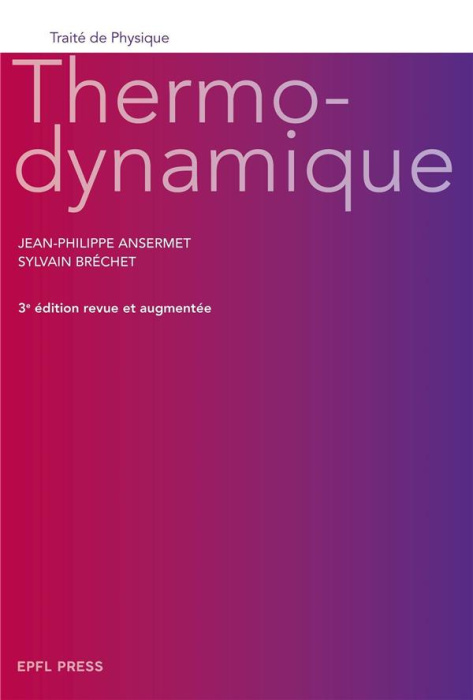 Emprunter Thermodynamique. 3e édition revue et augmentée livre