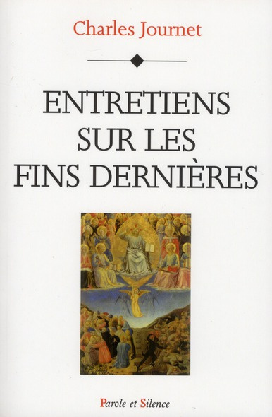 Emprunter ENTRETIENS SUR LES FINS DERNIERES livre