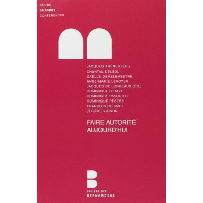 Emprunter FAIRE AUTORITE AUJOURD'HUI livre