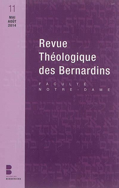Emprunter REVUE THEOLOGIQUE DES BERNARDINS 11 livre