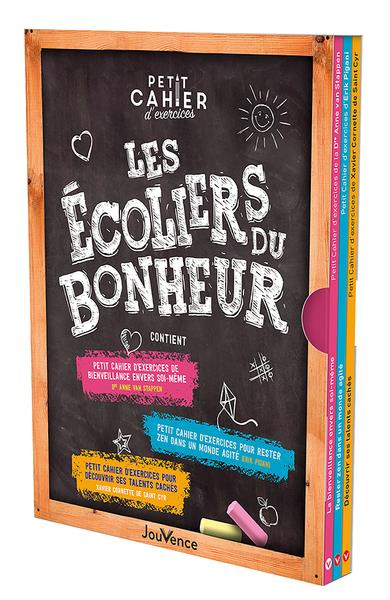 Emprunter Les écoliers du bonheur. Contient : Petit cahier d'exercices de bienveillance envers soi-même ; Peti livre
