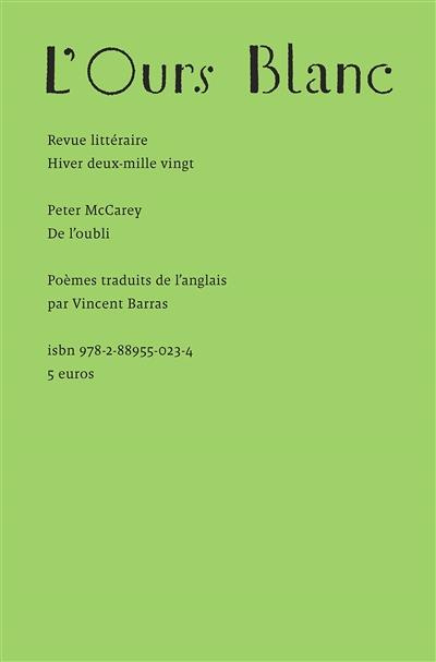 Emprunter De l'oubli livre