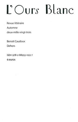 Emprunter Dehors livre