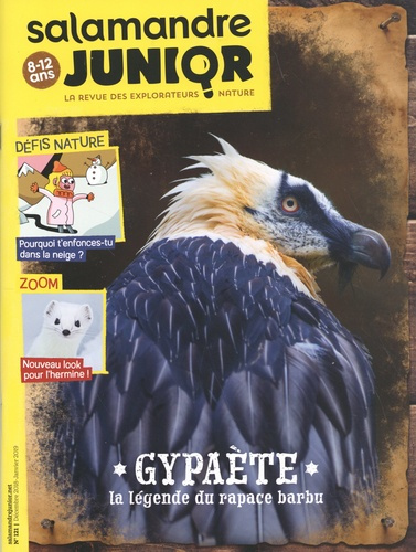 Emprunter Salamandre Junior N° 121, décembre 2018-janvier 2019 : Gypaète, la légende du rapace barbu livre