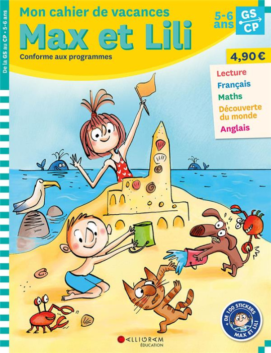 Emprunter CAHIER DE VACANCES MAX ET LILI GS/CP livre