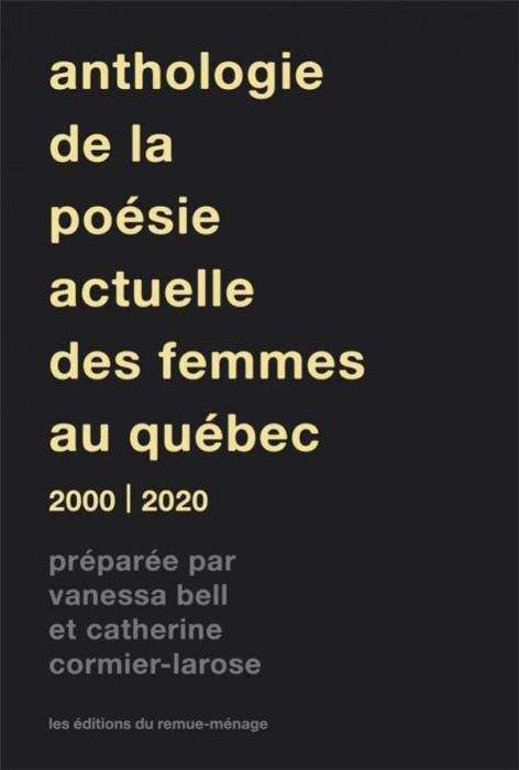 Emprunter Anthologie poésie actuelle des femmes au Québec. 2000-2020 livre