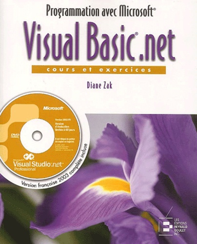Emprunter PROGRAMMATION AVEC MICROSOFT VISUAL BASIC.NET AVEC UN CD-ROM - COURS ET EXERCICES livre
