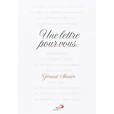 Emprunter Une lettre pour vous livre