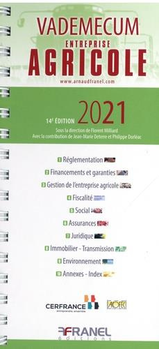 Emprunter Vademecum Entreprise agricole. Edition 2021 livre