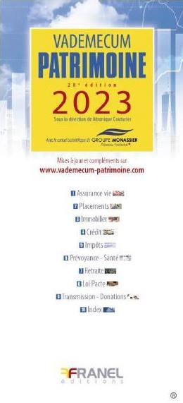 Emprunter Vademecum du Patrimoine. Edition 2023 livre