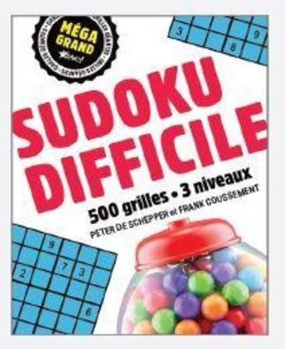 Emprunter Sudoku difficile. 500 grilles - 3 niveaux livre