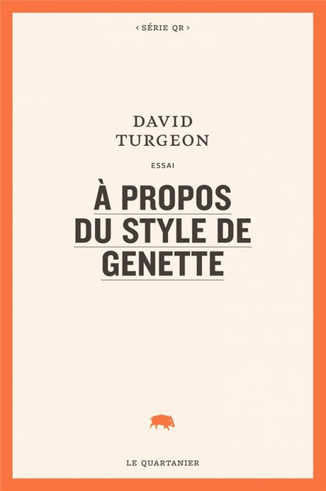 Emprunter A PROPOS DU STYLE DE GENETTE livre