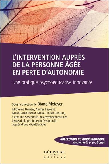 Emprunter L'intervention auprès de la personne âgée en perte d'autonomie livre