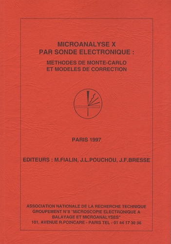 Emprunter MICROANALYSE X PAR SONDE ELECTRONIQUE:METHODE DE MONTE-CARLO livre