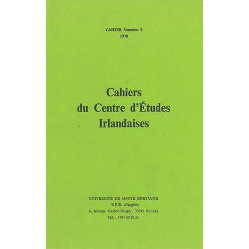 Emprunter Cahiers irlandais 3 livre