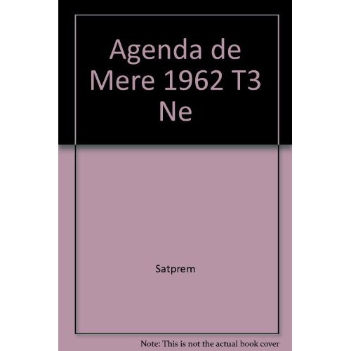 Emprunter Agenda de Mère - tome 3 - 1962 NE. 03 livre