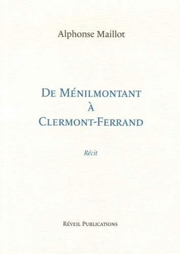 Emprunter MENILMONTANT A CLERMONT-FERRAND (DE) livre