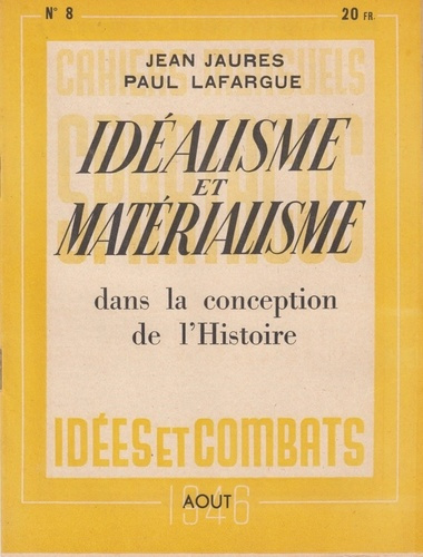 Emprunter Idéalisme Et matérialisme livre