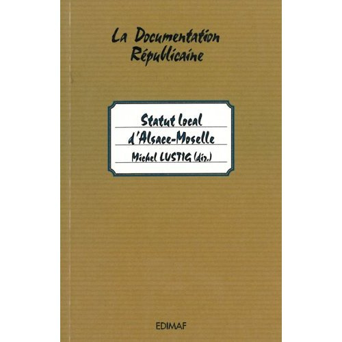 Emprunter STATUT LOCAL D'ALSACE-MOSELLE livre