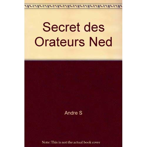 Emprunter SECRET DES ORATEURS livre