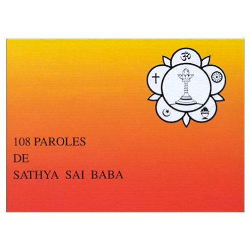 Emprunter 108 PAROLES DE SATHYA SAI BABA livre