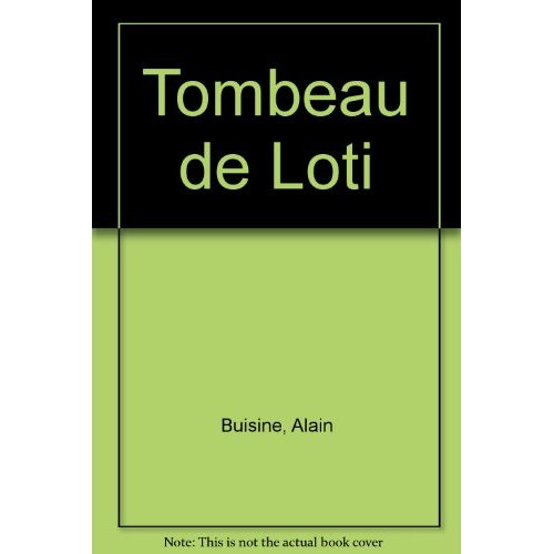 Emprunter TOMBEAU DE LOTI livre