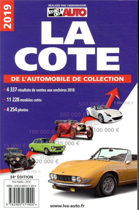 Emprunter La cote de l'automobile de collection. Edition 2019 livre
