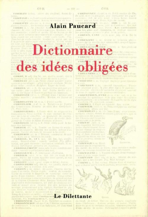Emprunter DICTIONNAIRE DES IDEES OBLIGEES livre
