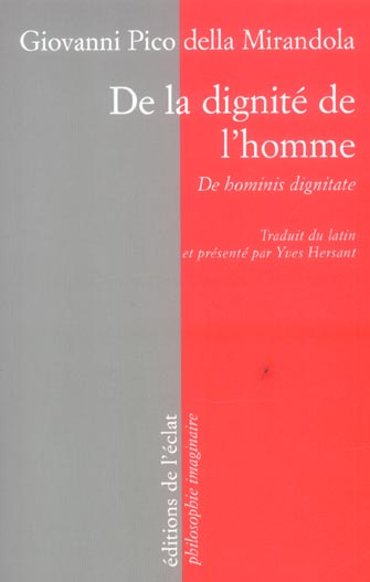 Emprunter De la dignité de l'homme : De hominis dignitate livre