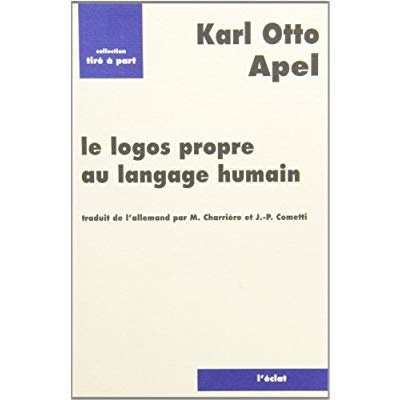 Emprunter LE LOGOS PROPRE AU LANGAGE HUMAIN livre