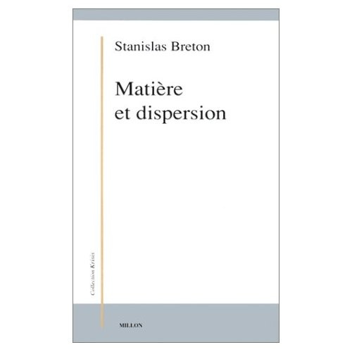 Emprunter Matière et dispersion livre