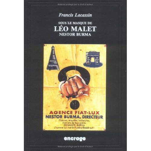 Emprunter Sous le Masque de Leo Malet : Nestor Burma livre