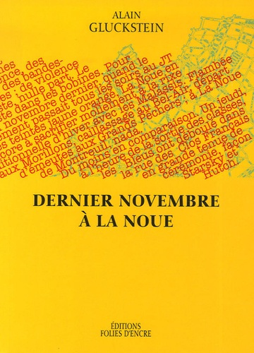 Emprunter DERNIER NOVEMBRE A LA NOUE livre