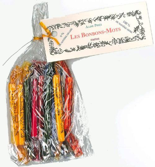 Emprunter Les bonbons-mots. Petits poèmes à suçoter pour déguster le titre caché livre